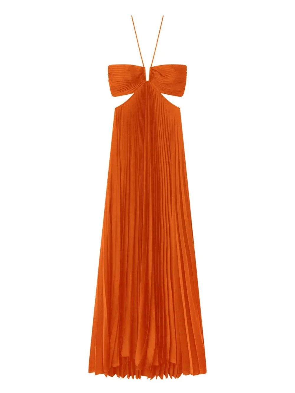 A.L.C. Moira Satin Pleated Maxi Dress $ 796 NEW without tag - Picture 4 of 6